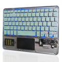 TECPHILE - Z33 Transparent Wireless Keyboard with Touchpad - 18