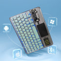 TECPHILE - Z33 Transparent Wireless Keyboard with Touchpad - 14