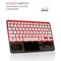 TECPHILE - Z33 Transparent Wireless Keyboard with Touchpad - 28