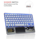 TECPHILE - Z33 Transparent Wireless Keyboard with Touchpad - 9