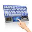 TECPHILE - Z33 Transparent Wireless Keyboard with Touchpad - 1