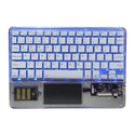 TECPHILE - Z33 Transparent Wireless Keyboard with Touchpad - 3
