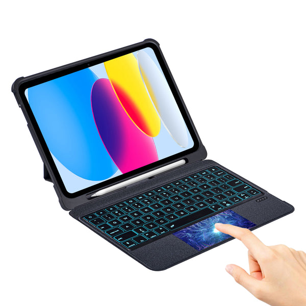 TECPHILE - T5208D Wireless Keyboard Case for iPad - 2