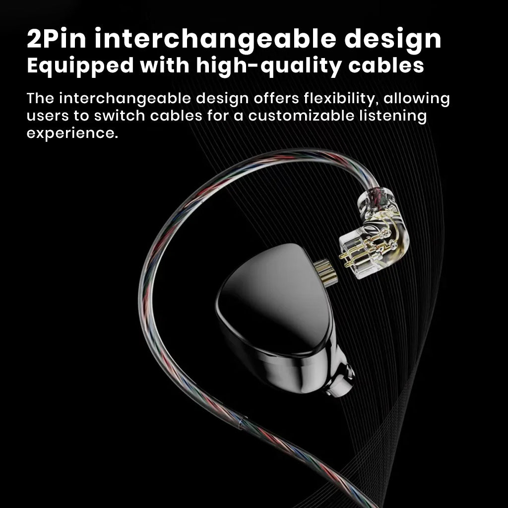 TRN MT5 Dual dynamic IEM 2 Pin QDC