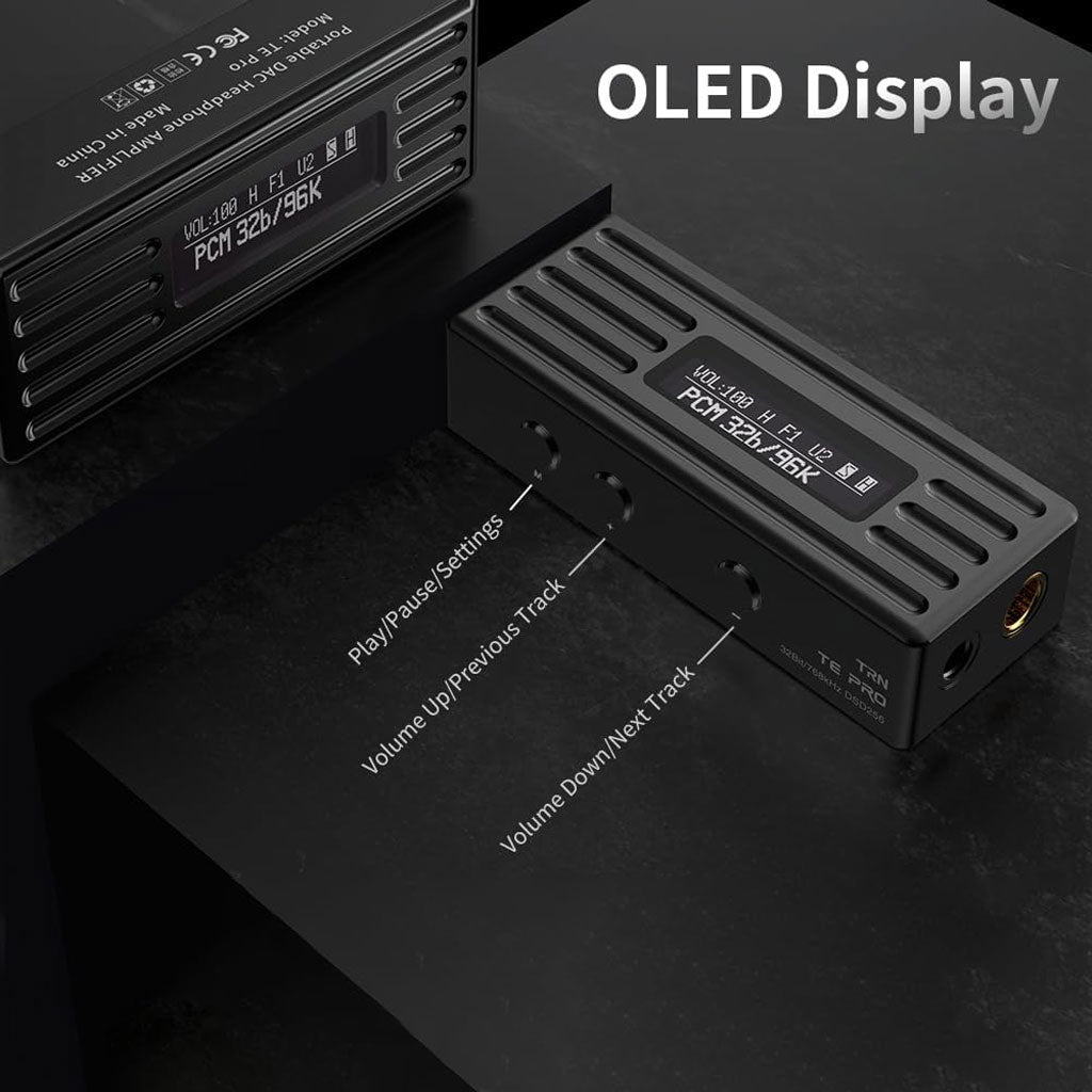 Concept Kart TRN TE Pro Portable DAC & Amp OLED Display