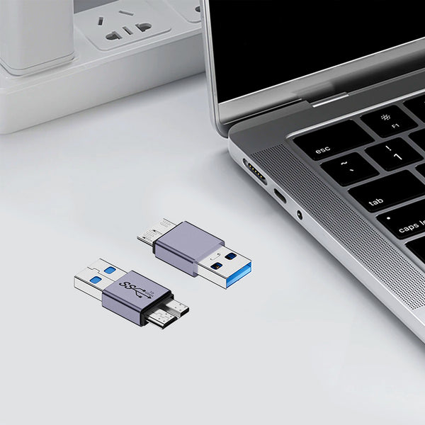 TECPHILE - 10Gbps USB-C/USB-A to Micro B Data Transfer Converter - 35