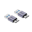 TECPHILE - 10Gbps USB-C/USB-A to Micro B Data Transfer Converter - 39