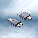 TECPHILE - 10Gbps USB-C/USB-A to Micro B Data Transfer Converter - 49