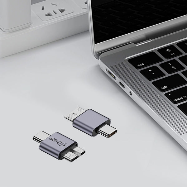TECPHILE - 10Gbps USB-C/USB-A to Micro B Data Transfer Converter - 48