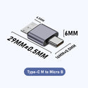 TECPHILE - 10Gbps USB-C/USB-A to Micro B Data Transfer Converter - 52