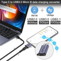 TECPHILE - 10Gbps USB-C/USB-A to Micro B Data Transfer Converter - 22