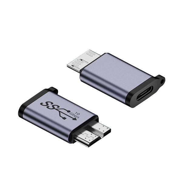 TECPHILE - 10Gbps USB-C/USB-A to Micro B Data Transfer Converter - 21