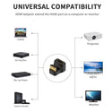 TECPHILE – U Shape Mini HDMI to HDMI 8K Adapter - 8