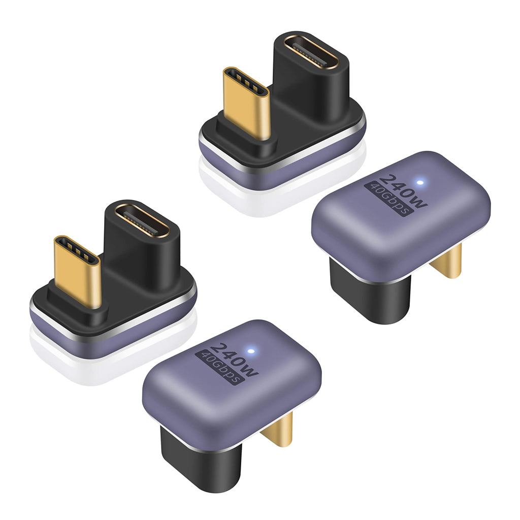 TECPHILE 240W PD Type C Male to Type C Female Adapter