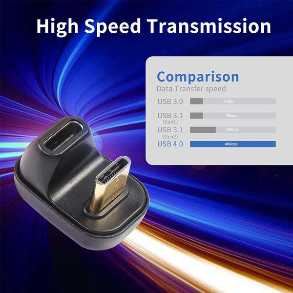 TECPHILE – CA35, 180 Degree Type C To Type C Adapter - 4