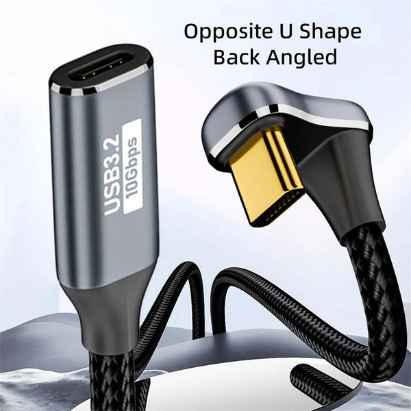 TECPHILE – 100W U-Shape Type C to USB C Fast Charging Cable for Mobile Gaming - 4