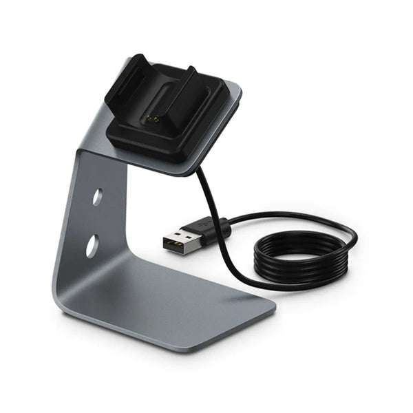 TECPHILE - USB Charging Dock Stand for Fitbit Charge 3 /Charge 4 - 1