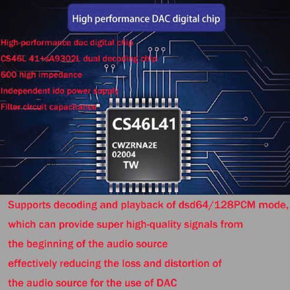 AUDIOCULAR - D08 CS Pro CS46L41 TypeC to 3.5mm DAC Dongle (Demo Unit)