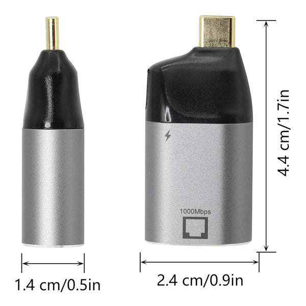 TECPHILE - Type-C to 1000Mbps Ethernet Adapter - 5