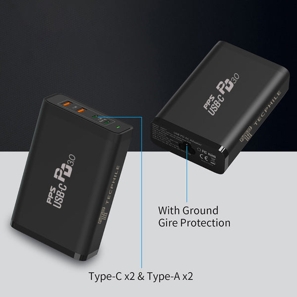 TECPHILE - A2017 245W GaN Charger - 2