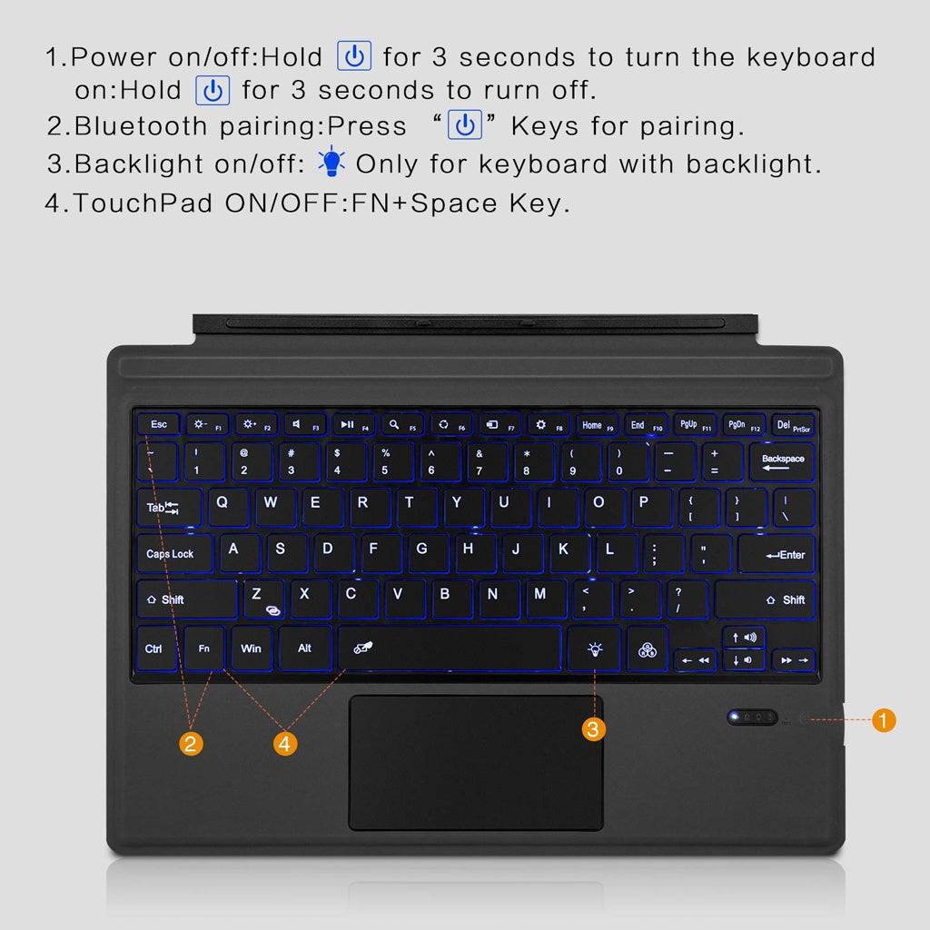 Concept-Kart-Wireless-Keyboard-for-Microsoft-Surface-Pro-3-4-5-6-7-Black-12