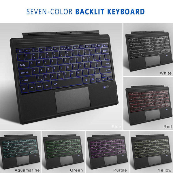 TECPHILE - Wireless Keyboard for Microsoft Surface Pro 3/4/5/6/7 - 3