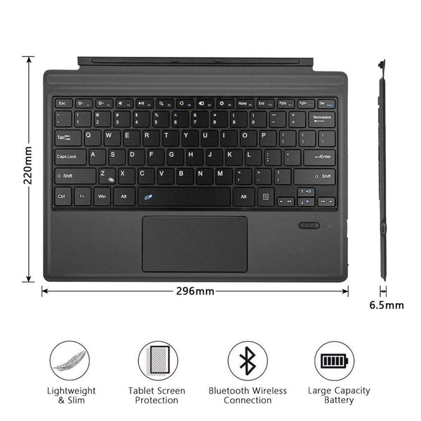 Teclado portátil Bluetooth 3.0 para teclado Surface Pro 3/4/5/6/7