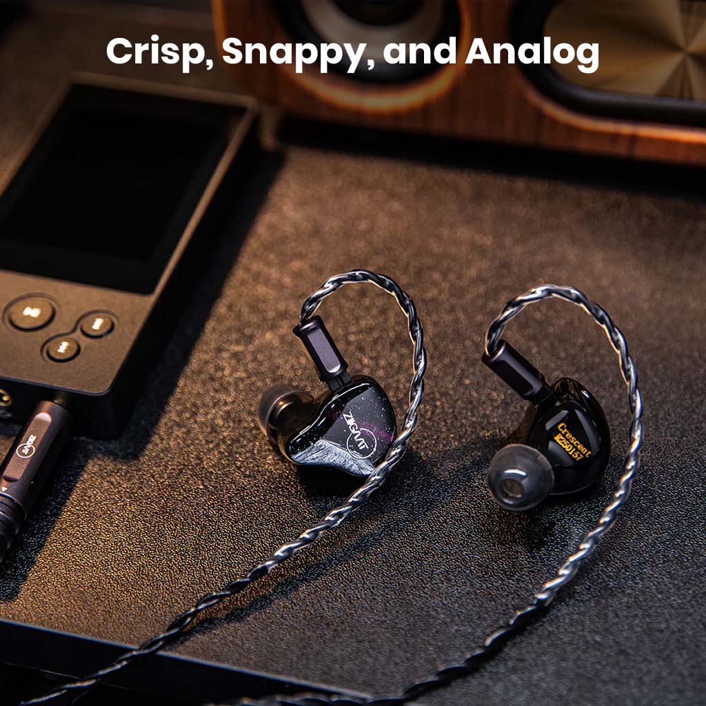 ZiiGaaT Crescent 4-Driver Hybrid IEM | Handcrafted Design