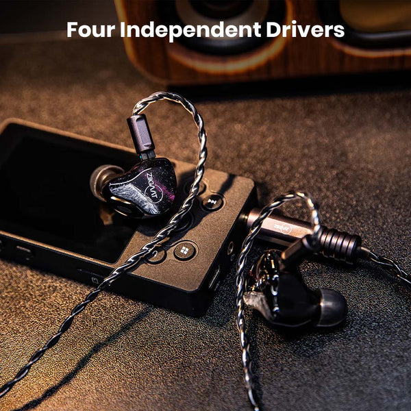 ZiiGaaT – CRESCENT 2DD + 2BA HANDCRAFTED HYBRID IEM - 3