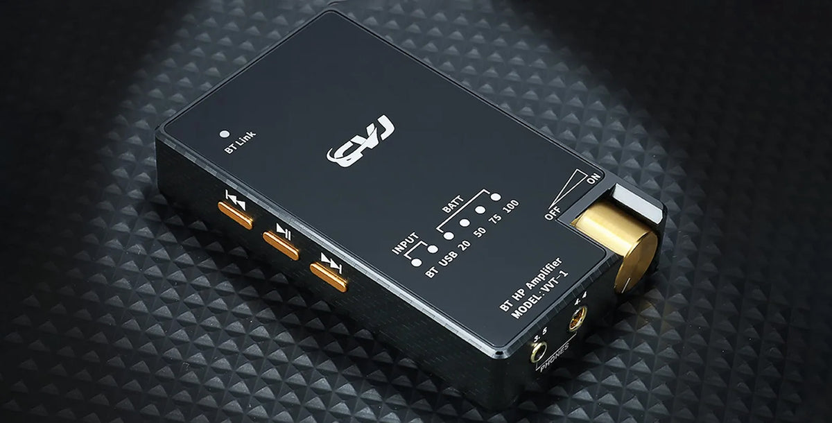 CVJ - VVT1 Dual ESS 9039Q2M Bluetooth Portable DAC & Amp | Concept Kart