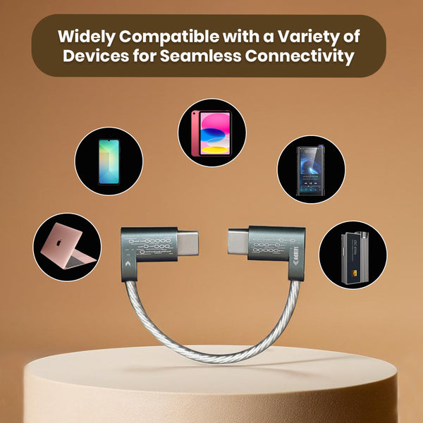 ddHiFi- TC05L USB-C to USB-C OTG Cable - 5