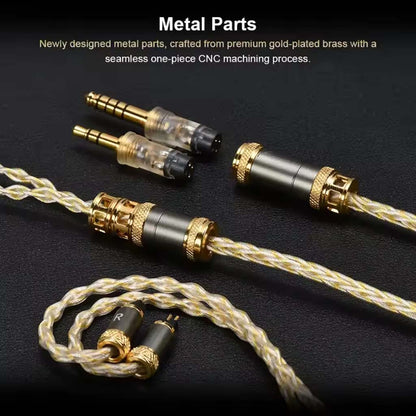kinera Mia Upgrade_Cable Copper silver metal parts
