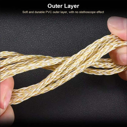 kinera Mia Upgrade_Cable Copper silver outer layer