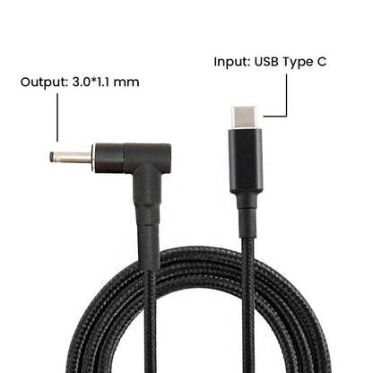 TECPHILE - 100WType-C PD Fast Charging Cable For Acer Laptop