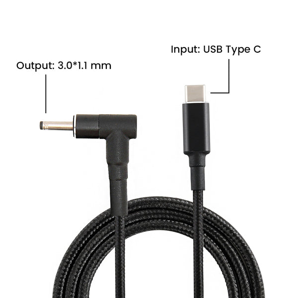 TECPHILE - 100W PD Charger Cable for Asus Laptop - 16