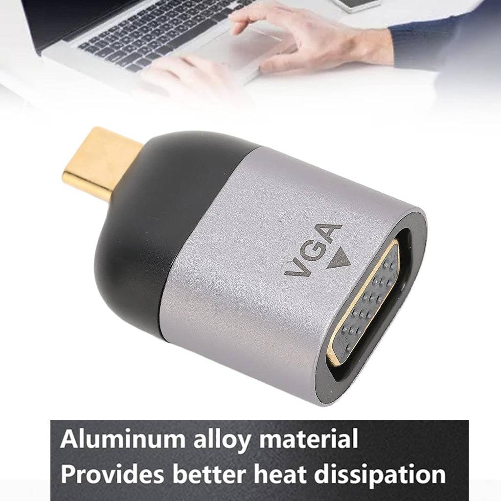 TECPHILE 1080p VGA to Type-C Convertor