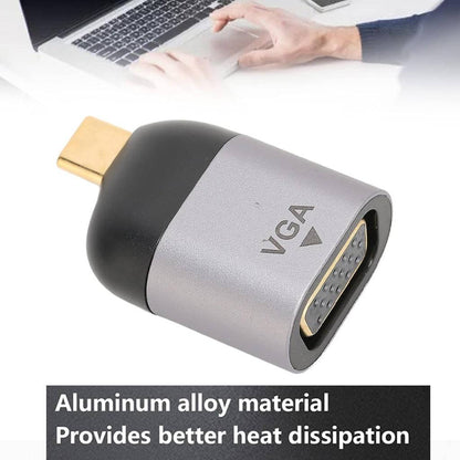 TECPHILE 1080p VGA to Type-C Convertor