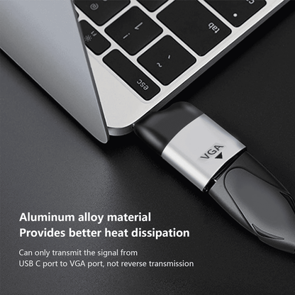 TECPHILE 1080p VGA to Type-C Convertor