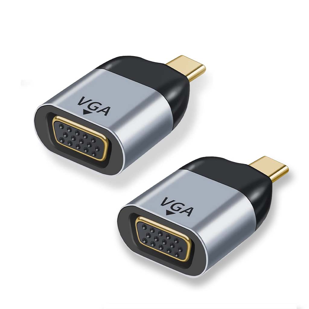 TECPHILE 1080p VGA to Type-C Convertor