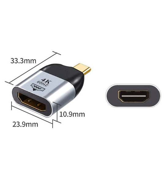 TECPHILE – 4K@60HZ HDMI to USB C Adapter - 3