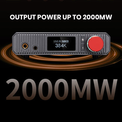 xDuoo XA02 Desktop DAC & Headphone Amp Output power up to 2000mW