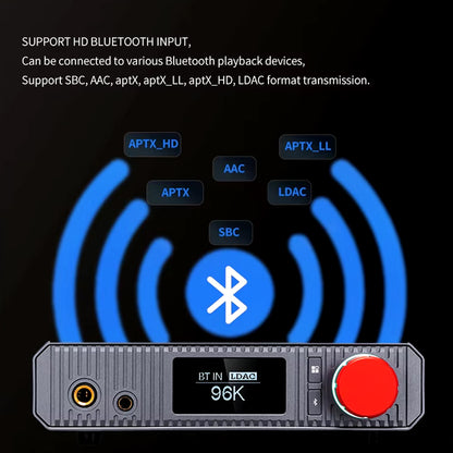 xDuoo XA02 Desktop DAC & Headphone Amp HD Bluetooth inputs