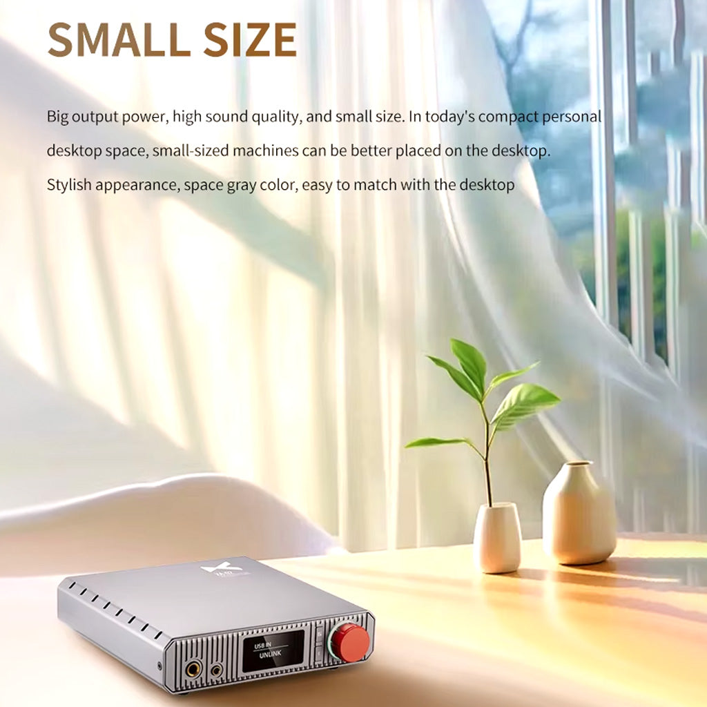 xDuoo XA02 Desktop DAC & Headphone Amp small size 