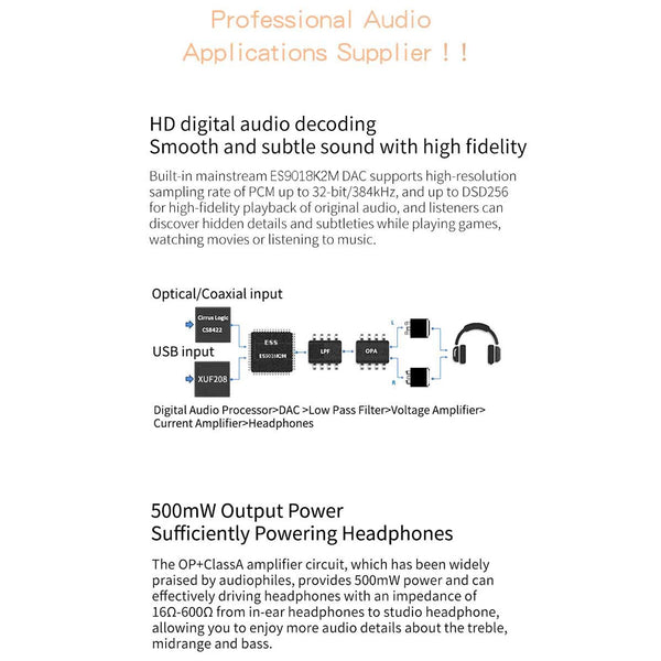 xDuoo - XD05 Basic Portable Headphone Amplifier - 6