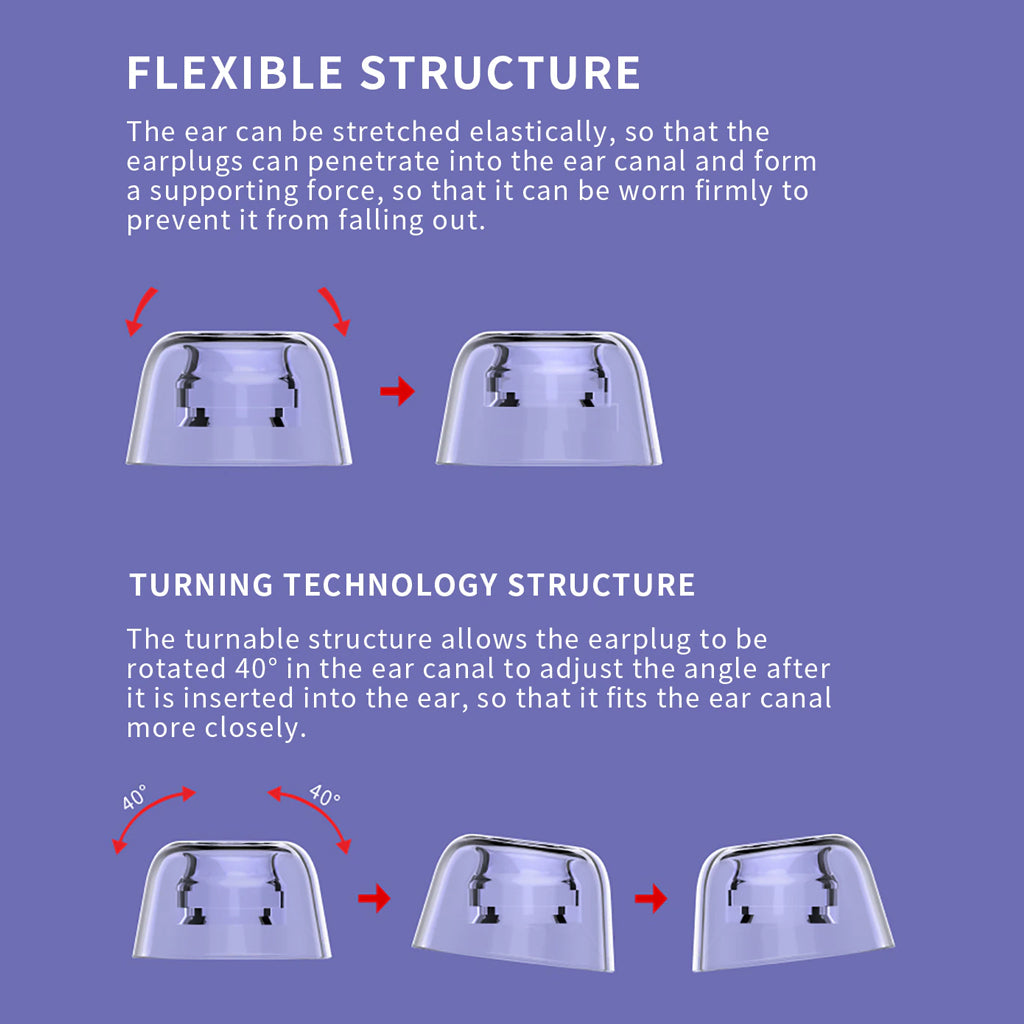 Feaulle - Latex H470 Silicone Eartips for TWS