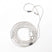 TANGZU Wan'er SG 2 replacement cable in silver with braided design and 0.78mm 2-pin connectors, includes inline mic for clear audio calls.