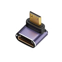 TECPHILE- 8K UHD HDMI 2.1 to Mini HDMI Adapter L Shaped - 1