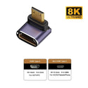 TECPHILE- 8K UHD HDMI 2.1 to Mini HDMI Adapter L Shaped - 3