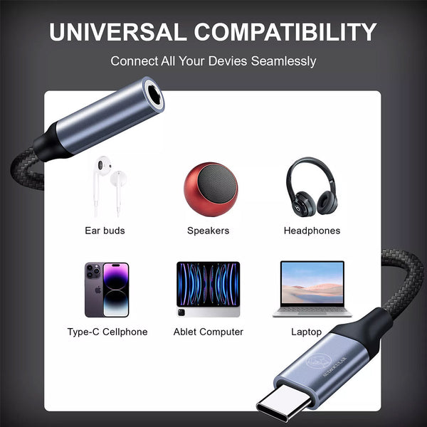 AUDIOCULAR - D13 Type C to 3.5mm Portable DAC Dongle - 7