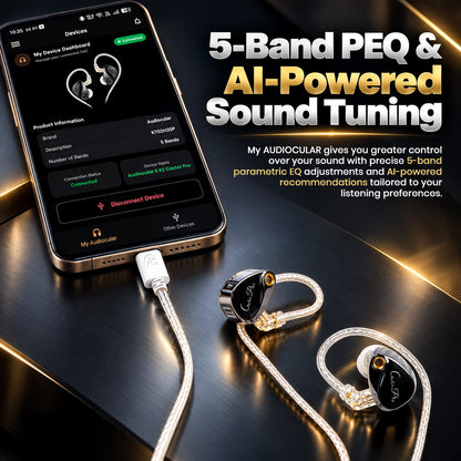 AUDIOCULAR x KZ Castor Pro Dual Dynamic Driver IEM
